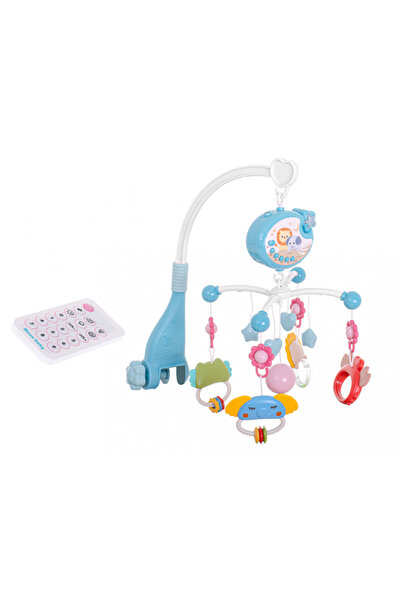 Ikonka Musical carousel for children's crib, Ikonka, with projector, remote control, 360 degree rotation, 40 melodies