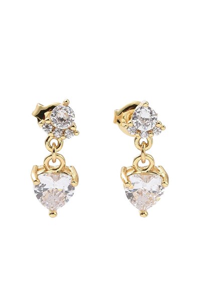 OEM Cercei Handmade Inimă Transparentă, suflat cu Aur de 18K – Cadoul perfect pentru persoana iubită