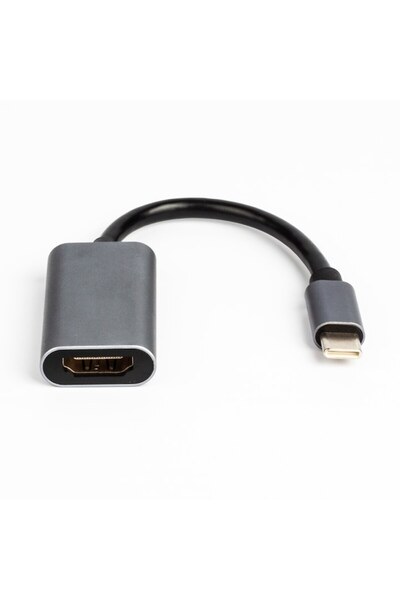 OEM USB Type-C to HDMI 4K adapter, compatible with monitors, computers, tablets, gray
