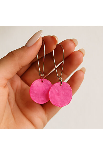 OEM Handmade White Mother-of-Pearl Earrings – For a delicate and feminine look