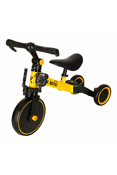 SERSIMO Μίνι τρίκυκλο 3 σε 1 67x47x51 cm, μετατρέψιμο σε ποδήλατο ισορροπίας,...
