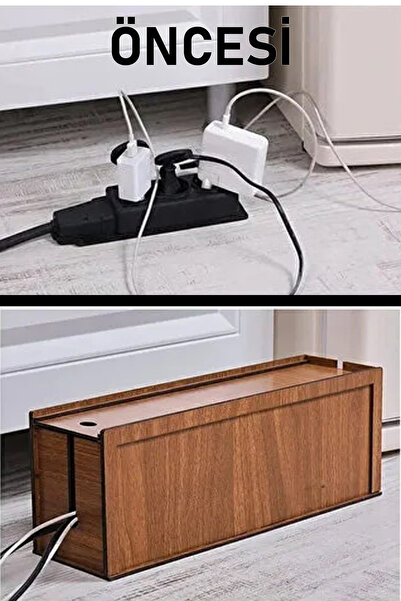 Mars Kablo Priz Saklama Kutusu Priz Organizeri 40x11x14