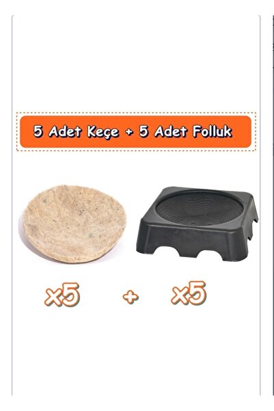 Genel Markalar Folluk 5 Adet 5 Adet Keçe Güvercin Kare Güvercin Folluğu Ve Ke...