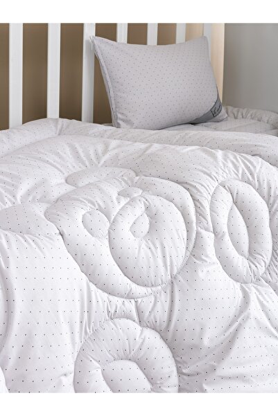 homewell 100% Pure Bamboo Hypoallergenic 0-6 Years Baby Kids Quilt Teddy Bear Pattern Gray
