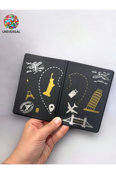 Gempo Δερμάτινη θήκη διαβατηρίου ταξιδιώτη Vegan Θήκη διαβατηρίου