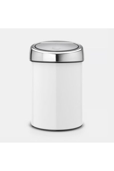 Brabantia White Touch Trash Can 3Lt