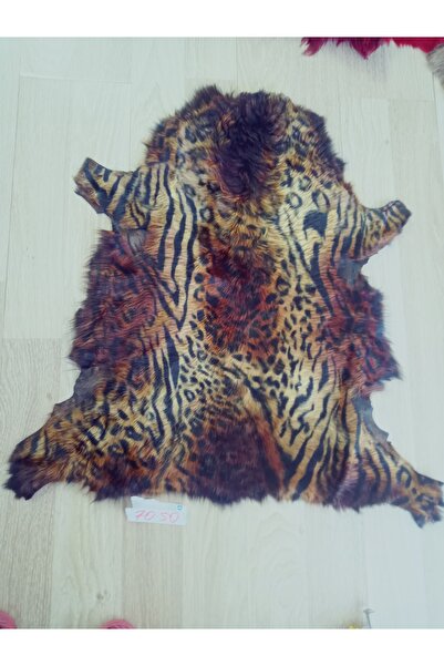 hoaryage Leopar Desenli HAKİKİ KUZU POSTU ,YOLLUK, DEKORATİF ÜRÜN,YAKA, ETHOL