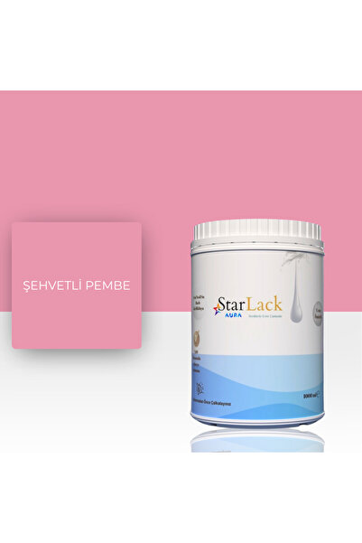 starlack Aura 1000 ml Akrilik Su Bazlı Hobi Dönüşüm Boyası Boyacı Seti Tezgah...