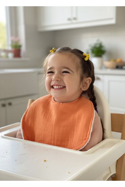 Joyous Mom Kids مريلة قطنية مقاومة للسوائل، منشفة متعددة الاستخدامات، مريلة ذ...