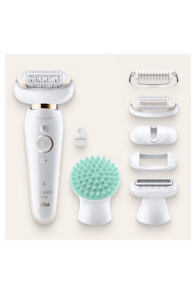 Braun Silk-épil 9 Flex Epilator, Original, Flexible Head for Easy Hair Removal with Electric Shaver