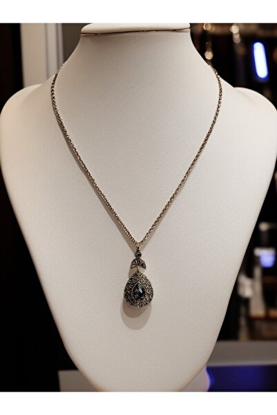 FAYRA ACCESSORIES Zirkon Taşlı Su Damlası Kolye