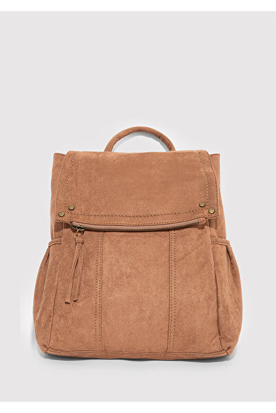 Mavi Faux Suede Brown Backpack 1913388-80713
