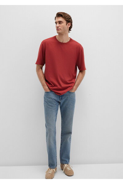 Mavi Red T-Shirt Loose Fit / Relaxed Fit 0613044-70457