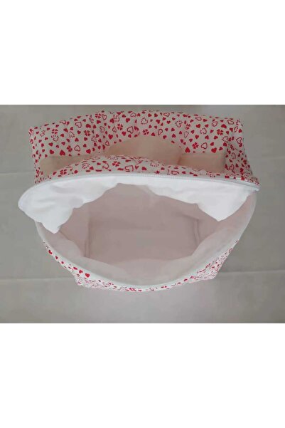 Handmade Büyük Boy Kapitone Kumaş El Askılı Fermuarlı Makyaj/Bebek Bakım/Düze...