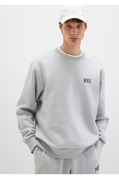 Mavi Baskılı Erkek Sweat M0611716-80018