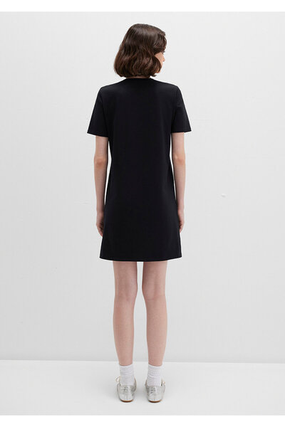 Mavi Siyah Mini Elbise 1310773-900