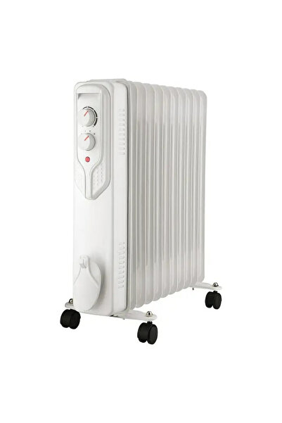 homenter Voltomat Termostatlı 2500 W 11 Dilim Yağlı Radyatör Beyaz