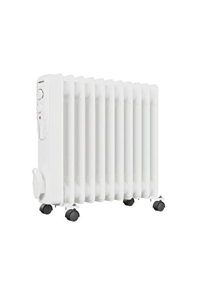 homenter Voltomat Termostatlı 2500 W 11 Dilim Yağlı Radyatör Beyaz
