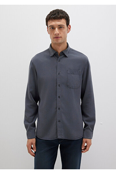 Mavi Antrasit Tencel TM Liyosel Gömlek Regular Fit / Normal Kesim 0211647-80106