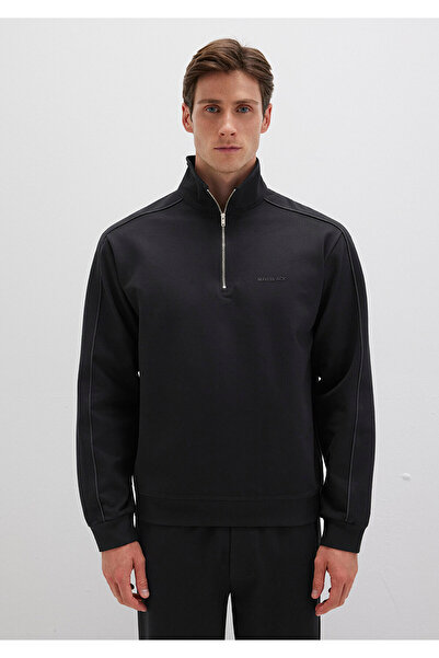 Mavi Yarı Fermuarlı Siyah Sweatshirt 0S10387-900