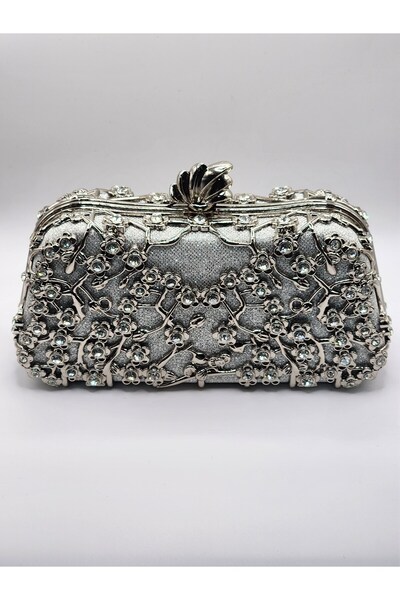 OUEEN ELİZABETH ΓΥΝΑΙΚΕΙΑ ΒΡΑΔΙΝΗ ΤΣΑΝΤΑ ΚΡΥΣΤΑΛΛΙΝΗ ΠΕΤΡΑ & ΛΟΥΛΟΥΔΙΑ ΦΙΓΟΥΡΑ ΜΕΤΑΛΛΙΚΗ ΘΗΚΗ