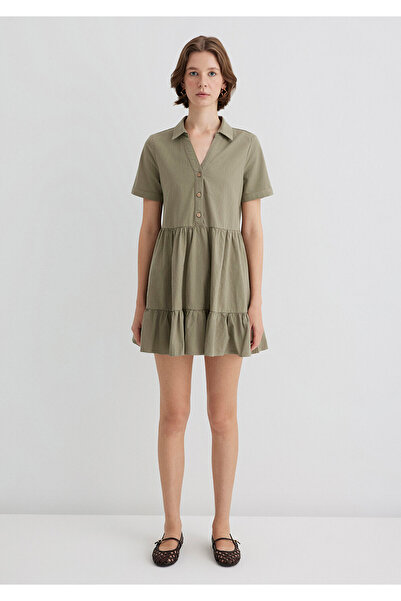 Mavi Yeşil Elbise 1310757-71818