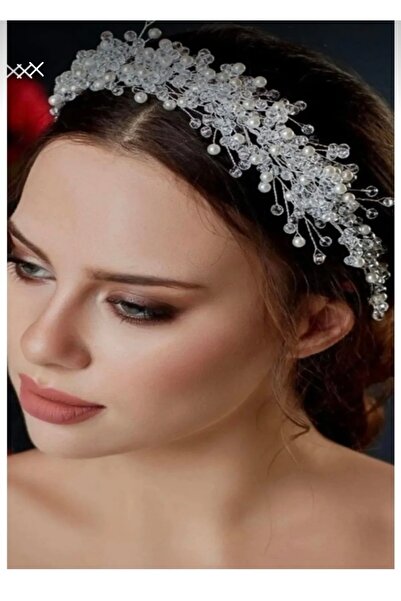 ASİMEL TASARIM Bridal Tiara Hair Accessory Wedding Henna Wedding Promise Engagement Graduation