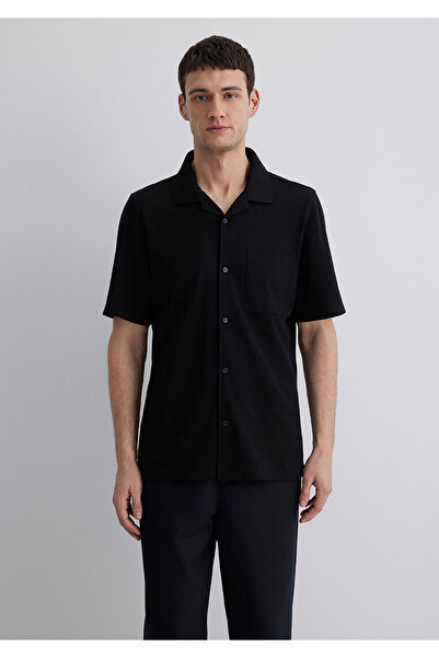 Mavi Siyah Gömlek Regular Fit / Normal Kesim 0211552-900
