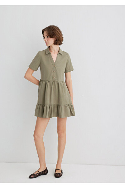 Mavi Yeşil Elbise 1310757-71818