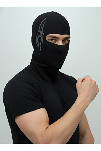 iyzi Unisex balaclava face mask with reflectors - breathable motorcycle mask