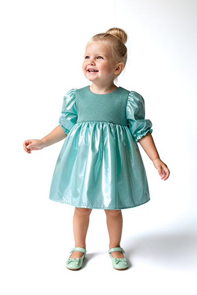 Baby Animals Kız Bebek Kız Çocuk Doğum Günü Parti Düğün Elbise Yarım Kol Asta...