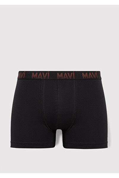Mavi 3lü Siyah Basic Boxer 0911871-900