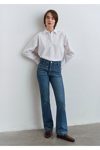 Mavi Tilda Iconic Vintage Dark Blue Jean Trousers 1012588-89597