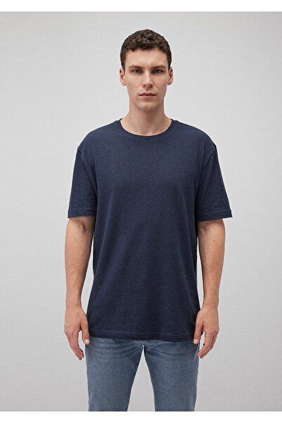 Mavi Lacivert Basic Tişört Loose Fit / Bol Rahat Kesim 0612228-87822