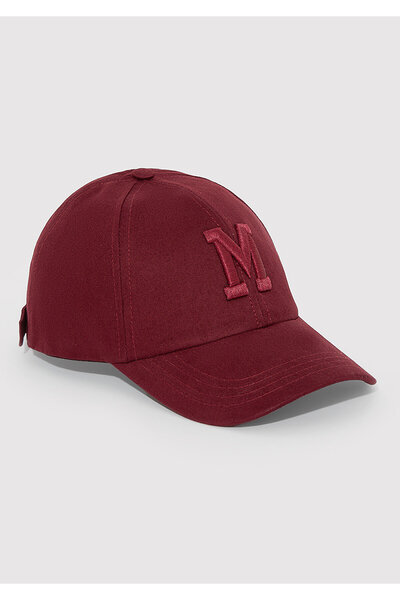 Mavi M Logo Detaylı Bordo Şapka 1912255-82051