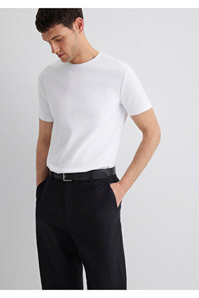 Mavi Muscle Fit Beyaz Tişört Muscle Fit 0612324-620