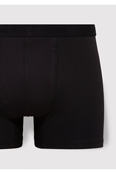 Mavi 3lü Siyah Basic Boxer 0911413-900