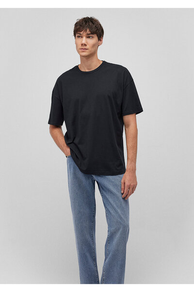 Mavi 2li Oversize Basic Tişört Oversize / Geniş Kesim 0612162-620
