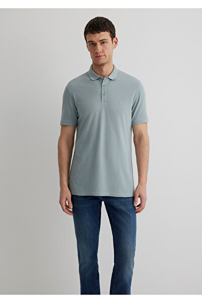 Mavi Lux Touch Polo Yaka Modal Gri Tişört Regular Fit / Normal Kesim 066157-31345