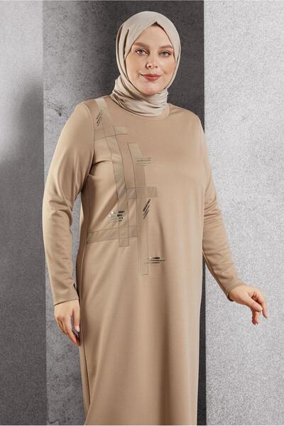 Alvina Strip Detailed Dress 20633