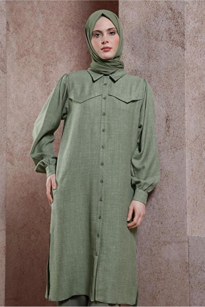 Alvina تونيك بتفاصيل وشاح 44481