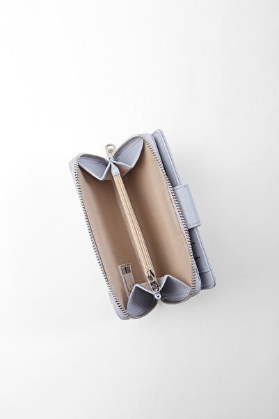 CENGİZ PAKEL Kadın Orta Boy Cüzdan 65256M Buz Mavi