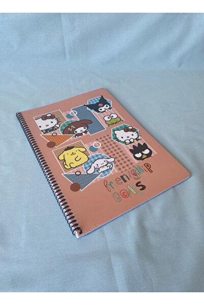 tiny wood Hello Kitty i prijatelji licencirani A4 spiralni školski svesak sa ...