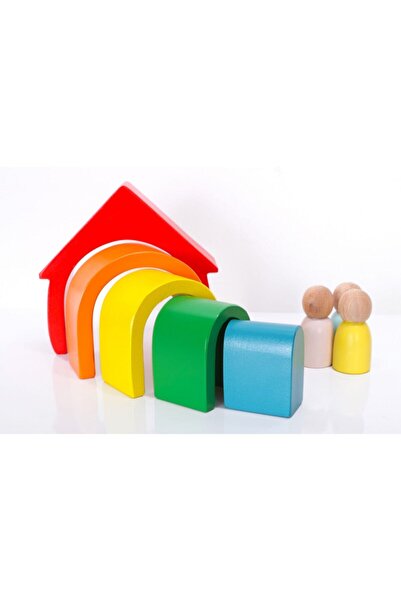 tiny wood Waldorf Ev Ahşap Oyuncak