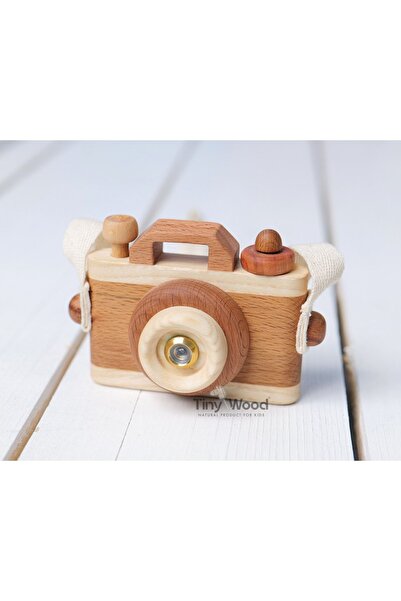 tiny wood Ahşap Retro Fotoğraf Makinesi El Yapımı