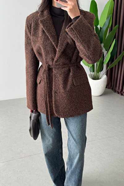 My Blog Кафяво туидно сако - 7368