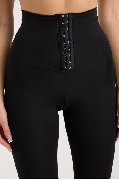 Esbersi Agrafli Sauna Thermal Tights Slimming Slimming Fat Burning Set Weight Loss Toning High Waist Tights