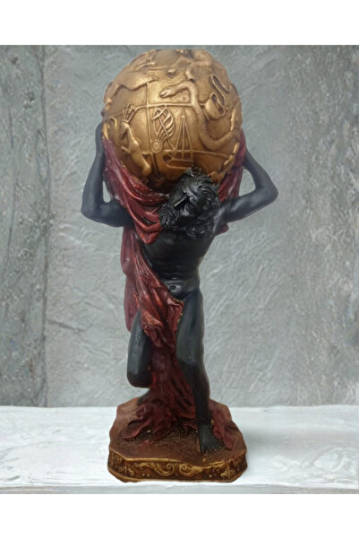 Yaratıcı sanatlar atölyesi Büyük Boy Renkli Atlas Heykel Dekoratif Mitolojik ...