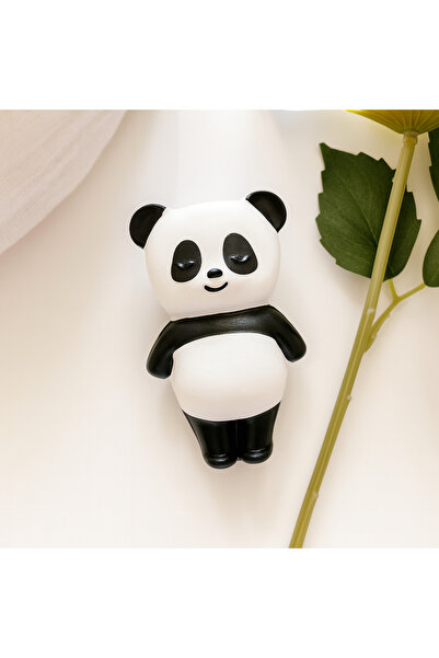 Hubble Bebek Diş Kaşıyıcı Ve Oyuncak - Panda Şekilli Dişlik (%100 DOĞAL KAUÇUK)