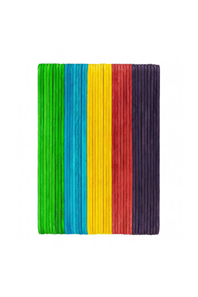 bidoluhobi عصا خشبية سميكة ملونة